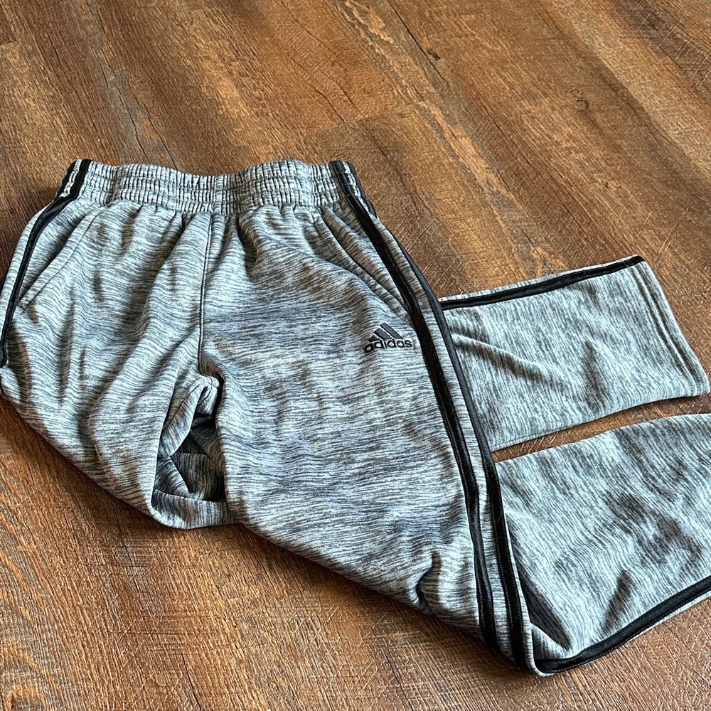 Adidas Kids Heather Gray Sweatpants